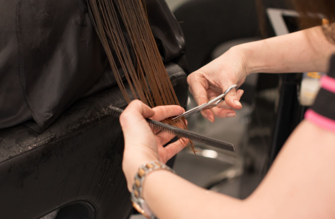 professional hair cut